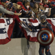 Wyatt Russell as Captain America in The Falcon And The Winter Soldier